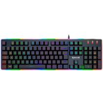 Teclado Gamer Membrana Redragon Dyaus 2 RGB ABNT2 USB - Preto Teclado Gamer Membrana Redragon Dyaus 2 RGB ABNT2 USB - Preto