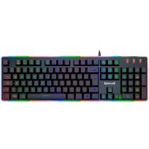 Teclado Gamer Membrana Redragon Dyaus Rgb Abnt2 - Preto Teclado Gamer Membrana Redragon Dyaus Rgb Abnt2 - Preto