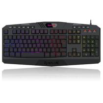 Teclado Gamer Membrana Redragon Harpe 2 RGB ABNT2 FullSize Preto Teclado Gamer Membrana Redragon Harpe 2 RGB ABNT2 FullSize Preto