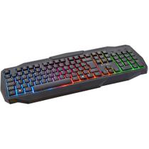 Teclado Gamer Membrana Usb Abnt2 Led Rgb 107 Tecla 1,5m Cabo Teclado Gamer Membrana Usb Abnt2 Led Rgb 107 Tecla 1,5m Cabo