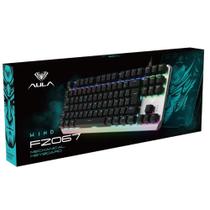 Teclado Gamer Mini Luz Led Mecânico Switch Blue Superfície - Aula