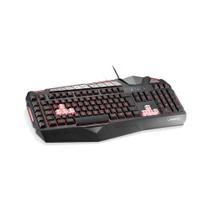 Teclado Gamer Morani com Teclas Macro LED Warrior - TC209 - Multilaser