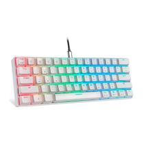Teclado Gamer Motospeed, ABNT2, Branco, Switch Red - CK61