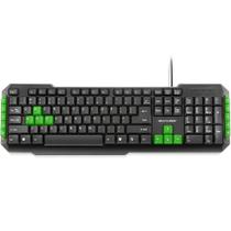 Teclado Gamer Multilaser - ABNT2 - Verde - TC201