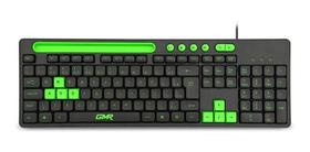 Teclado gamer multilaser preto/verde - c/ suporte p/ smartphones Teclado gamer multilaser preto/verde - c/ suporte p/ smartphones