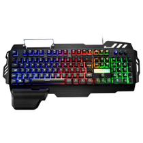 Teclado Gamer Multilaser Warrior Zuberi - ABNT - Semi Mecânico - Iluminação LED - TC210