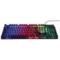 Teclado Gamer Multimídia Com Fio USB LED Multicolorido Knup KP-2043A
