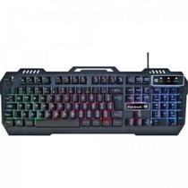 Teclado Gamer Multimídia CRUSADER Preto FORTREK G