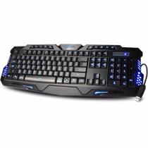 Teclado Gamer Multimídia Luminoso Usb Exbom Bk-G35