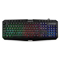 Teclado Gamer Multimidia SPIDER BLACK Preto FORTREK