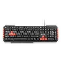 Teclado Gamer Multimidia Teclas Red Keys Usb Multilaser