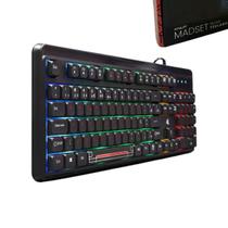 Teclado Gamer Para Computador Notebook Led Rgb Usb Abnt2