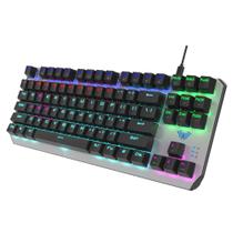 Teclado Gamer Para Jogos Mecânico Switch Blue Led Multiplos Efeitos Cabo USB Removível