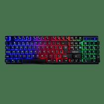 Teclado Gamer Play On Led Semi Mecânico Letron 74359 - Leonora