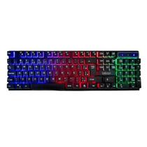 Teclado Gamer Play On Led Semi Mecânico Retroiluminado Letron 74359