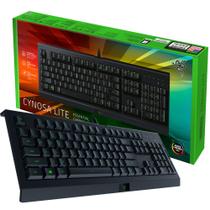 Teclado Gamer Razer Cynosa Lite RGB, Membrana, USB, Razer Chroma, Layout US ANSI, Resistente a Respingos, Preto