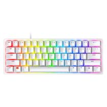 Teclado Gamer Razer Huntsman Mini RZ03-03393400-R3U1 RGB Switch Red Layout 60% - Branco Teclado Gamer Razer Huntsman Mini RZ03-03393400-R3U1 RGB Switch Red Layout 60% - Branco