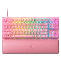 Teclado Gamer Razer Huntsman V2 RGB Switch Red - Rosa