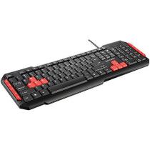 Teclado Gamer RED KEYS USB Multimidia Multilaser TC160