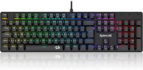 Teclado Gamer Redragon Devaraja K556 RGB Switch Outemu Brown cor:preto Teclado Gamer Redragon Devaraja K556 RGB Switch Outemu Brown cor:preto