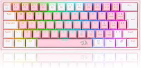 Teclado Gamer Redragon Fizz Rainbow K617-rgb-pw Layout 60% Teclado Gamer Redragon Fizz Rainbow K617-rgb-pw Layout 60%