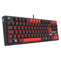 Teclado Gamer Redragon Flamengo Nation TKL Switch Marrom