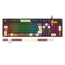 Teclado Gamer Redragon Harry Potter Amsa Hogwarts Rgb Preto