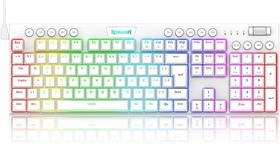 Teclado Gamer Redragon Horus K619W-RGB-SP RGB Switch Red cor:branco Teclado Gamer Redragon Horus K619W-RGB-SP RGB Switch Red cor:branco