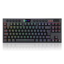 Teclado Gamer Redragon Horus TKL Preto RGB Mecânico Switch Brown K622RGB PT BROWN 6447 Teclado Gamer Redragon Horus TKL Preto RGB Mecânico Switch Brown K622RGB PT BROWN 6447