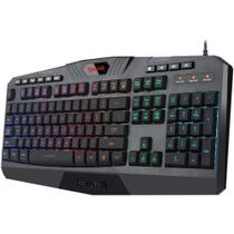 Teclado Gamer Redragon K503A Harpe RGB USB - preto