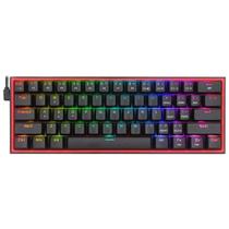Teclado Gamer Redragon K616-RGB Fizz Pro Preto (Ingles - 3 Modos)