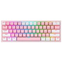 Teclado Gamer Redragon K616-RGB Fizz Pro Rosa (Ingles - 3 Modos)