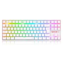 Teclado Gamer Redragon Kumara Pro Branco Bluetooth RGB Mecânico Switch Brown K552RGBBRSW PT BROWN 6067 Teclado Gamer Redragon Kumara Pro Branco Bluetooth RGB Mecânico Switch Brown K552RGBBRSW PT BROWN 6067
