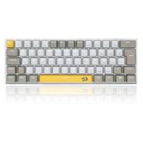 Teclado Gamer Redragon Lakshmi, Switch Brown, Layout 60%, ABNT2, Amarelo/Branco/Cinza Teclado Gamer Redragon Lakshmi, Switch Brown, Layout 60%, ABNT2, Amarelo/Branco/Cinza