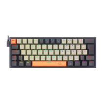 Teclado Gamer Redragon Mecânico Fizz RGB Laranja Cinza Preto Switch Marrom - K617RGB-OG GY BK Teclado Gamer Redragon Mecânico Fizz RGB Laranja Cinza Preto Switch Marrom - K617RGB-OG GY BK