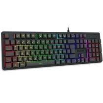Teclado Gamer Redragon Netherbane Rainbow Preto K521-R-PT