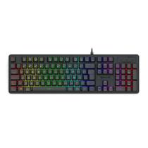 Teclado Gamer Redragon Netherbane RGB Membrana ABNT2 Full Size USB Preto K521-RGB