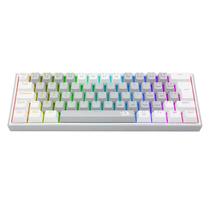 Teclado Gamer Redragon RGB Compacto Fizz Lunar Dusk Cinza