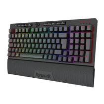 Teclado Gamer Redragon Shiva 98, Rgb, Usb, Membrana, Abnt2, Preto