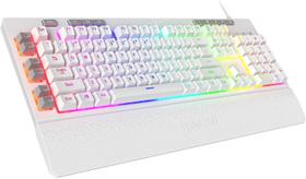 Teclado Gamer Redragon Shiva K512 Rgb Switch Membrana Branco Idioma:Inglês USCor de teclado:Branco Teclado Gamer Redragon Shiva K512 Rgb Switch Membrana Branco Idioma:Inglês USCor de teclado:Branco