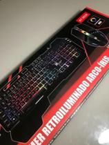 Teclado gamer retroiluminação arco-íris KT-2016