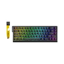 Teclado Gamer RGB Com Fio E Sem Fio, Switch Magnético, Rapid Trigger, Efeito Hall Shark X68HE