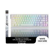 Teclado Gamer RGB Com Fio E Sem Fio, Switch Magnético, Rapid Trigger, Efeito Hall Shark X68HE