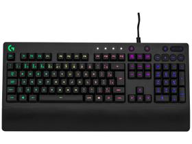 Teclado Gamer RGB Logitech G213 Prodigy - USB ABNT2 Preto