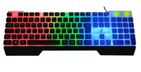 Teclado Gamer Rgb Semi Mecânico Abnt2 Xc-Tec-03