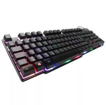 Teclado Gamer RGB USB LED Colorido Alta Performance Resposta Rápida para PC Teclado Gamer RGB USB LED Colorido Alta Performance Resposta Rápida para PC