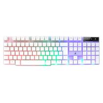 Teclado Gamer Rise Mode G1 Semi Mecânico Full RGB Rainbow USB Branco - RM-TG-01-FW Teclado Gamer Rise Mode G1 Semi Mecânico Full RGB Rainbow USB Branco - RM-TG-01-FW