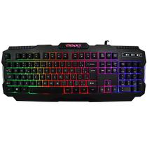 Teclado Gamer Satellite AK-837 Portugues USB com Backlight - Preto