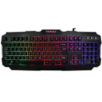 Teclado Gamer Satellite AK-837 Portugues USB com Backlight - Preto
