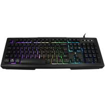 Teclado Gamer Satellite AK-840 Portugues USB com Backlight RGB Chroma - Preto